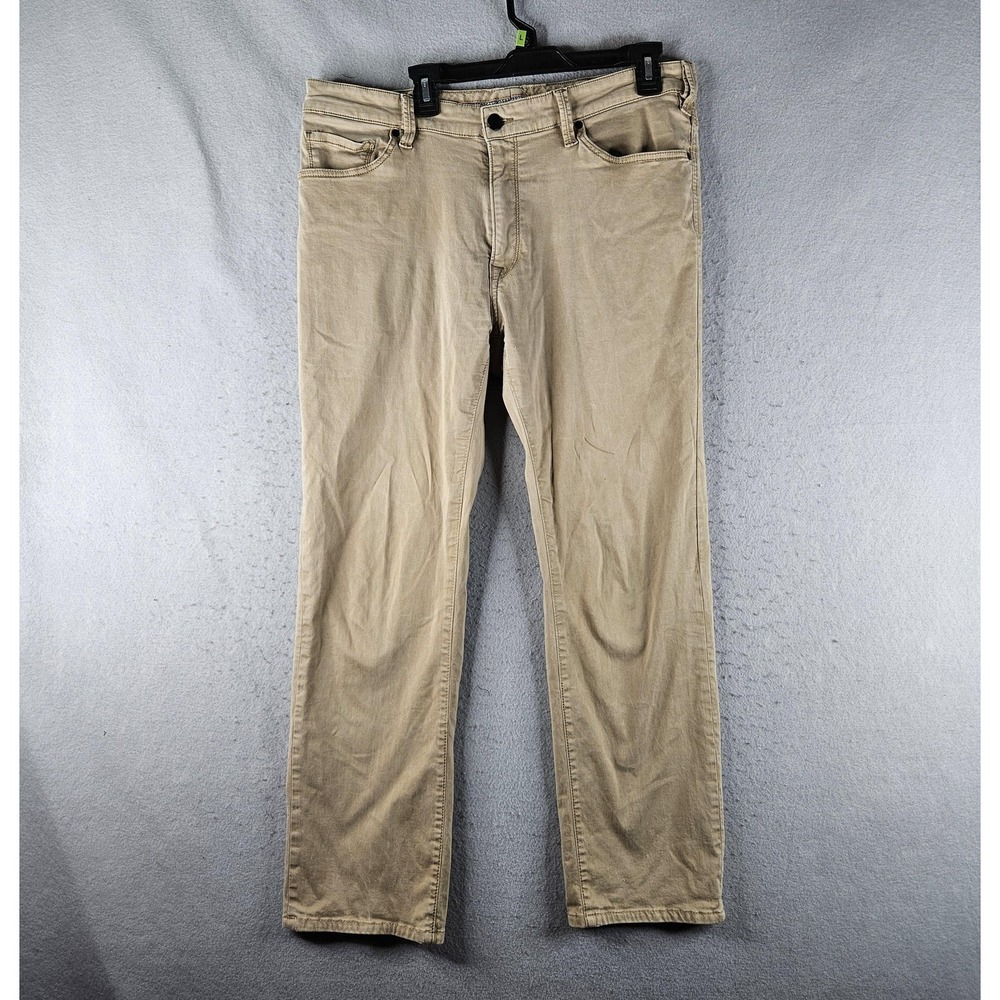 34 Heritage Charisma Jeans Mens 37x29 Tag 40x34 Beige Comfort-Rise Stretch